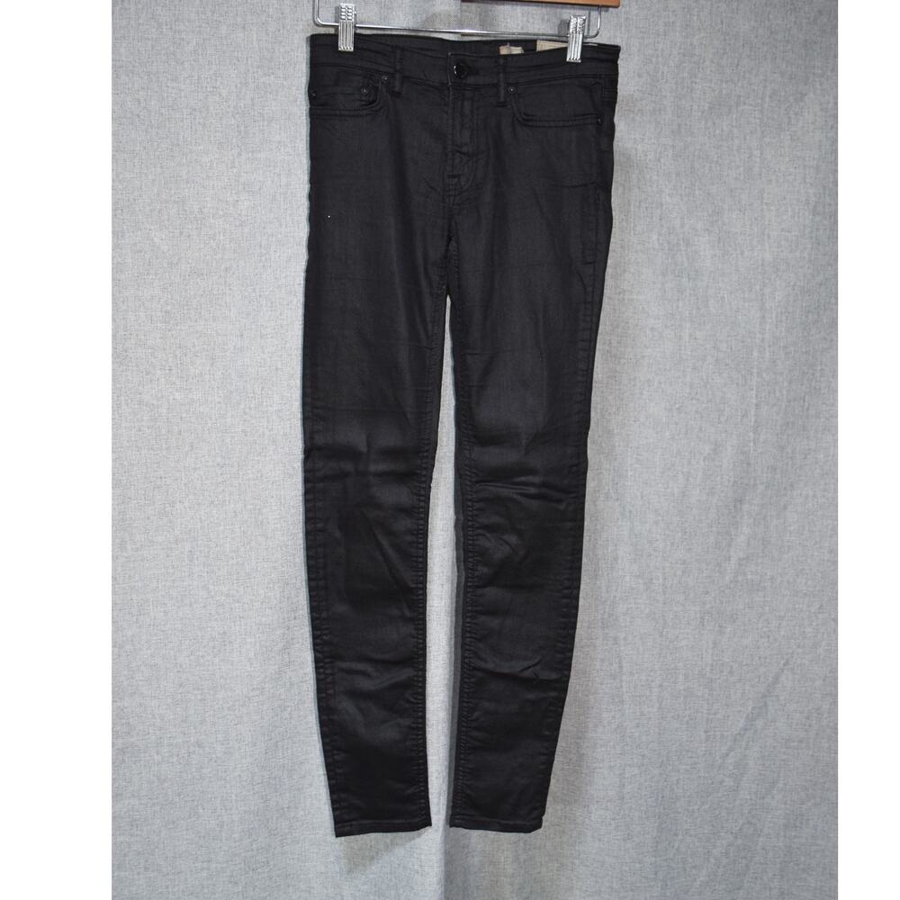 AllSaints MAST Low Rise Skinny Jeans Black W26